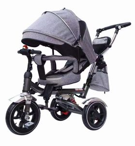 Nuevo bebé niño triciclo/niño triciclo paseo en el juguete/3 de 4 en 1 bebé Triciclo de CONTROL PARENTAL de <span class=keywords><strong>coche</strong></span> - Product Image 2