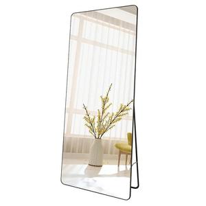 Custom <b>Square</b> Metal Framed <b>Mirror</b> Salon Big Wall Home Bathroom Large Dressing Table With <b>Mirror</b> Floor <b>Mirror</b> - Product Image 1