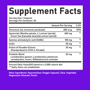 OEM ODM Nighttime Weight Management Capsules With Chromium Support Weight Loss and Deep Sleep Promote Healthy Digestion - Product Image 4