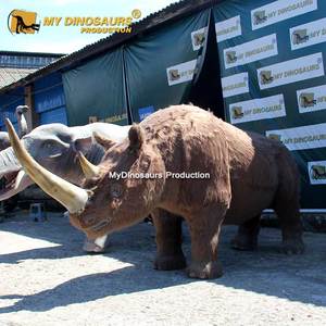 IL MIO DINO Realistica Animatronic Animale Bestiame All'aperto Full Size di Lana Buffalo Modello - Product Image 6