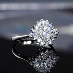 Anillo de Promesa Sencillo para Mujer, Estilo Boda, para Uso Diario o Fiestas, Accesorio de Joyería - Product Image 4