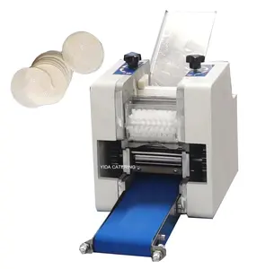 Özelleştirilebilir Wonton Gyoza pasta cilt levha yapma makinesi ticari hamur sarıcı makinesi