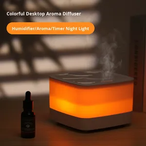 New Electric Plastic Ultrasonic Smart Aromatherapy Machine Ambient Light for Home Office Humidifier Essential Oil Sprayer 1 Year - Product Image 2