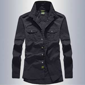 Camicia da lavoro Softshell ad asciugatura rapida rimovibile manica lunga da arrampicata da esterno - Product Image 6