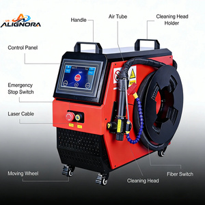 เครื่องทำความสะอาดด้วยเลเซอร์แบบพกพา เครื่องกำจัดสนิมด้วยเลเซอร์ กำจัดชั้นออกไซด์และสี - Product Image 2