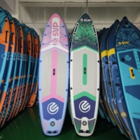 Planche de surf gonflable en PVC certifiée CE 11ft E SUP équipement de paddle debout pompe planche de sports nautiques gonflable en gros