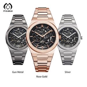 Reloj esqueleto mecánico completamente automático para hombre Diseño multifunción de acero inoxidable Logotipo privado personalizado-OEM ODM - Product Image 5