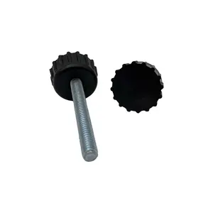 Nylon Round Plastic Base Leveling Feet Base Leveler For Furniture Legs Screw On Adjustable Glides