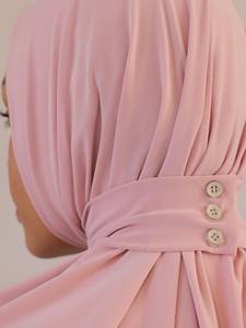 Hijab Istantaneo ODM/OEM con Logo Ricamato Personalizzato, Sciarpa di Qualità <span class=keywords><strong>RUYA</strong></span>, Hijab Premium in Jersey MERRACHI - Product Image 1