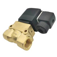 Válvula Solenoide de Latón de 2 Vías para Agua de Alta Temperatura y Alta Presión Serie 5404, 1/2, 3/4, 1 Pulgada, 12V, 220V, 50 bar, 5 MPa, Piezas Neumáticas