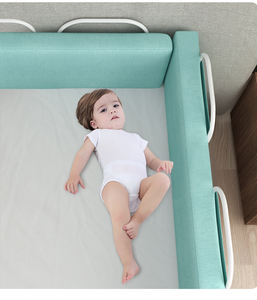 Barrera lateral de parachoques para cama de bebé, barrera de seguridad portátil para niño pequeño - Product Image 2
