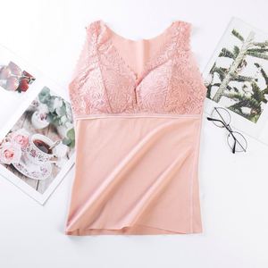 Winter Warm <strong>Vest</strong> Women Plus Velvet Thick Sexy <strong>Thermal</strong> Underwear <strong>Ladies</strong> <strong>Vest</strong> Lace Warm <strong>Vest</strong> - Product Image 3