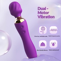 AV Stick Çift Kafalı Vibratör Kadınlar için Klitoral Masaj İkinci Dalga Mastürbasyon Yetişkin Seks Oyuncakları