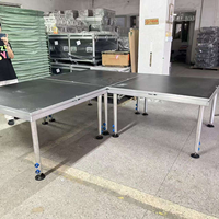 Plateforme de scène en aluminium de Chine avec certificat TUV, garantie 1 an, pieds de scène réglables, en vente
