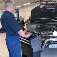Plateforme mobile universelle OEM pour diagnostic d'ordinateurs portables, chariot de travail en acier avec tiroirs verrouillables pour l'automobile