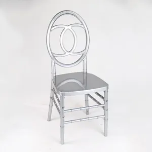 modern clear crystal transparent tiffany acrylic phoenix chairs for wedding room and events