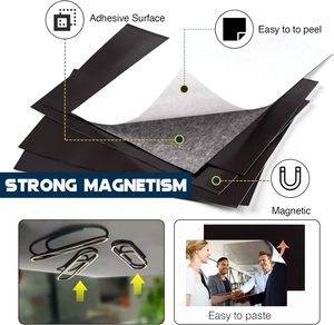 Aimant en caoutchouc pour studio photo 105x148mm taille A6 feuille adhésive étanche pour cadre affichage Philippines livraison rapide - Product Image 4