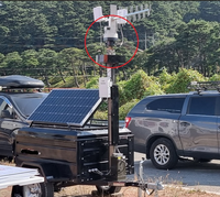 Mât télescopique électromécanique pour véhicules, résistant aux températures extrêmes et aux tempêtes de sable, pour brouilleurs, indicateurs, caméras et positionneurs