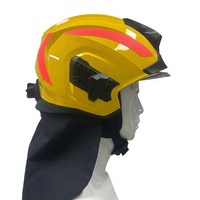 Casque de pompier européen intégral à double visière, résistant aux flammes, pour la lutte contre les incendies et les secours