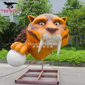 Grandes Statues d'animaux de jardin l'année du tigre