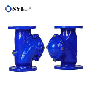 Thủy lực nước thải bóng kiểm tra van SYI sắt dễ uốn van kiểm tra khí 6 inch chung inch 8 kiểm tra van PN16 - Product Image 2