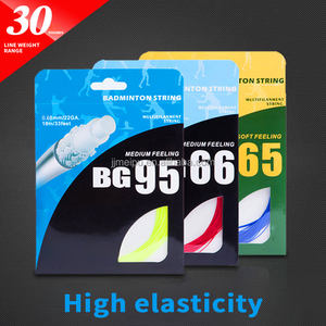 प्रतियोगिता के लिए उच्च लोचदार बैडमिंटन लाइन सदमे अवशोषण बैडमिंटन लाइन केबल हिट प्रतिरोधी बैडमिंटन रैकेट लाइन - Product Image 5