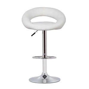 Tabourets de <span class=keywords><strong>bar</strong></span> réglables blancs modernes pivotants et réglables en hauteur pour la maison, le <span class=keywords><strong>bar</strong></span>, le salon, meubles en métal - Product Image 2