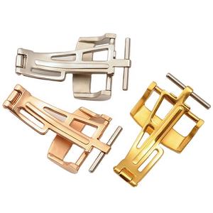 Reloj de marca de lujo Hebilla de reloj de repuesto 18mm Cierre de mariposa de despliegue para reloj <span class=keywords><strong>Audemars</strong></span> - Product Image 6