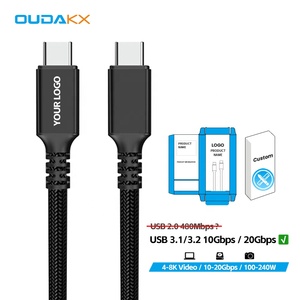 Tùy Chỉnh 10M 5M 1M USB Loại C 3.2 Mở Rộng Hoạt Động Cáp 5A 10Gbps Nhanh Chóng Sạc Tín Hiệu Tăng Cáp Dữ Liệu Cho Fuji Máy Ảnh Máy Tính Xách Tay VR - Product Image 1