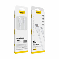 Kabel Data Micro USB PVC A26M 0.9M Android V8 Pengisian Cepat Harga Super Murah Konektor USB 2.0 Plastik untuk Komputer dan Ponsel