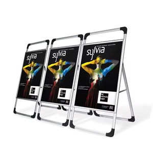 Panneau <span class=keywords><strong>d</strong></span>'affichage portable de bonne qualité Un panneau de <span class=keywords><strong>trottoir</strong></span> Un support de panneau de menu de cadre pour l'affichage publicitaire - Product Image 5