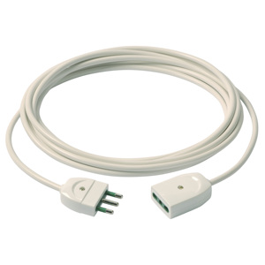Câble d'extension 3G1, cordon d'alimentation blanc de 5M pour usage intérieur - Product Image 1
