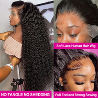 Perruques sans colle prêtes à porter, 100 % cheveux indiens bruts, perruque frontale en dentelle pour femmes noires, perruque frontale en dentelle HD sans colle, perruque complète en dentelle HD