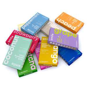 Tiras de blanqueamiento de dientes de <span class=keywords><strong>látigo</strong></span> de coco con sabor a fruta para uso doméstico, cuidado de higiene bucal elástico doble, tiras de blanqueamiento de dientes sin peróxido - Product Image 3