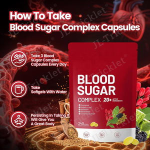 Julong OEM yetişkinlerin kan şekeri Softgel bitkisel özü kan şekeri destek Mix kapsüller kan şekeri dengesi karmaşık kapsüller - Product Image 4