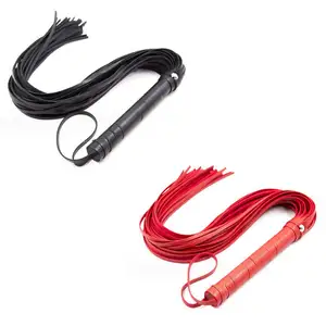 BDSM Erotic black and red leather whip sm bondage couple toys sex toys for man & women