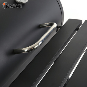 KAOKE 24,5 pouces de haute qualité en plein air robuste charbon de bois fumeur BBQ Grill Grill <span class=keywords><strong>Machine</strong></span> BBQ Grill <span class=keywords><strong>Barbecue</strong></span> en plein air - Product Image 6