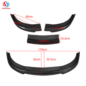 Honghang usine fabrication accessoires de voiture pare-chocs avant PP 10 ensemble 300 N/M lèvres pour <span class=keywords><strong>Chrysler</strong></span> <span class=keywords><strong>300c</strong></span>, Euro voiture décoration extérieure - Product Image 2