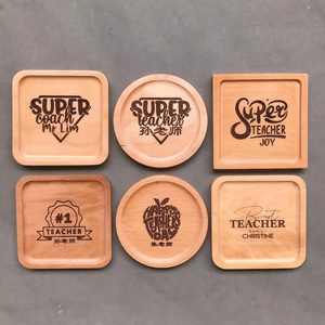 Wholesale Custom Factory OEM Bamboo FSC <strong>Drink</strong> <strong>Coaster</strong> Walnut Wooden <strong>Coaster</strong> Beech <strong>Coasters</strong> <strong>for</strong> Coffee Cup - Product Image 2