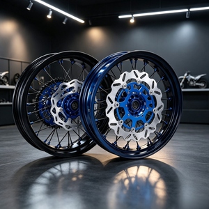 Juego de Ruedas Delanteras y Traseras de Aleación de Aluminio CNC de 16 y 17 Pulgadas para Motocicleta <span class=keywords><strong>Yamaha</strong></span> YZ 250F 2008, Estilo Supermoto y <span class=keywords><strong>Supermotard</strong></span> - Product Image 6