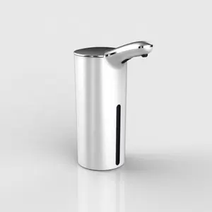 250ml de baño cocina eléctrica popular de manos libres de acero inoxidable Sensor de dispensador de jabón líquido