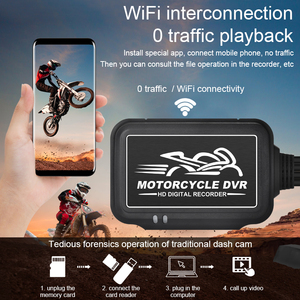 อาร์โวฟ <span class=keywords><strong>SE3</strong></span> กล้องติดรถมอเตอร์ไซค์ GPS คาร์เพลย์ 1080P 2K กันน้ำ IP65+IP67 กันกระแทกกล้องคู่ WIFI 3.5"หน้าจอ LCD สำหรับ - Product Image 6