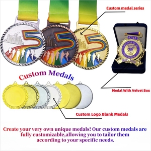 Fabrication de métal Football Football Basketball Volleyball Gymnastique Danse Marathon Sport Course Finisseur Médailles personnalisées - Product Image 4