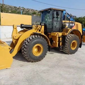 Tractor de carga frontal Caterpillar 966K usado con motor de 20 toneladas y bomba hidráulica Moog de carga nominal de 6 toneladas para granjas - Product Image 1