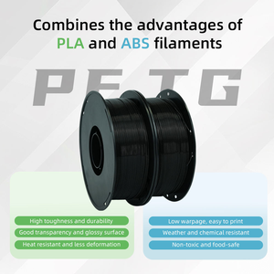 Filamento PETG Resistente al Calor de 1.75mm 1kg, Consumibles para Impresora 3D PETG Resistentes a los Rayos UV para Uso en Exteriores - Product Image 2