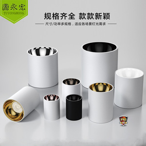 ไฟดาวน์ไลท์แบบติดพื้นผิว Cob 30W 40W 50W 60W 80W 100W แอลอีดี อะลูมิเนียมหล่อขึ้นรูป กันน้ำ IP65 ไฟสปอตไลท์ทรงกลม - Product Image 4
