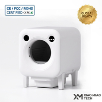 Fournisseur de litière pour chat automatique intelligente à nettoyage automatique de qualité supérieure, contrôle des odeurs, capacité de 75 L, avec caméra IA