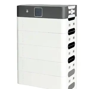 Home Solar Battery 15.3kWh/20.4kWh/25.6kWh/30.7kWh/35.8kWh/40.9kWh 50A Stackable Solar Electric Battery