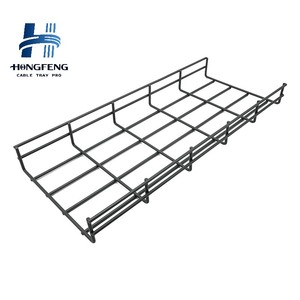 OEM ODM Stainless Steel Galvanized <b>Wire</b> Mesh Cable Tray Powder Coated <b>Wire</b> <b>Basket</b> Cable Management for Industry Factory Data - Product Image 3