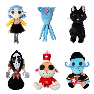Nuova Serie Coraline e Il <span class=keywords><strong>Nightmare</strong></span> Before Christmas: Peluche Super Morbido con Imbottitura in Cotone PP, Bambola a Forma di Cane, Personaggio del Film - Product Image 1